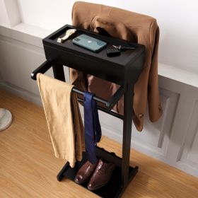 Stock furniture dresser wooden dressing valet stand for coats organizer