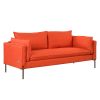 76.2" Modern Style 3 Seat Sofa Linen Fabric Upholstered Couch Furniture 3-Seats Couch for Different Spaces,Living Room,Apartment