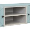 Wall Mounted 65" Floating TV Stand with Large Storage Space, 3 Levels Adjustable shelves, Magnetic Cabinet Door, Cable Management