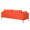 76.2" Modern Style 3 Seat Sofa Linen Fabric Upholstered Couch Furniture 3-Seats Couch for Different Spaces,Living Room,Apartment