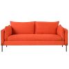 76.2" Modern Style 3 Seat Sofa Linen Fabric Upholstered Couch Furniture 3-Seats Couch for Different Spaces,Living Room,Apartment