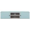 Wall Mounted 65" Floating TV Stand with Large Storage Space, 3 Levels Adjustable shelves, Magnetic Cabinet Door, Cable Management