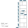 Manhattan Comfort Durable Valenca Bookcase 4.0 with 10-Shelves in White