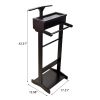 Stock furniture dresser wooden dressing valet stand for coats organizer