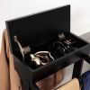 Stock furniture dresser wooden dressing valet stand for coats organizer