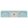 Wall Mounted 65" Floating TV Stand with Large Storage Space, 3 Levels Adjustable shelves, Magnetic Cabinet Door, Cable Management