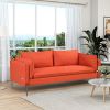 76.2" Modern Style 3 Seat Sofa Linen Fabric Upholstered Couch Furniture 3-Seats Couch for Different Spaces,Living Room,Apartment