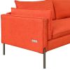 76.2" Modern Style 3 Seat Sofa Linen Fabric Upholstered Couch Furniture 3-Seats Couch for Different Spaces,Living Room,Apartment
