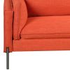 76.2" Modern Style 3 Seat Sofa Linen Fabric Upholstered Couch Furniture 3-Seats Couch for Different Spaces,Living Room,Apartment